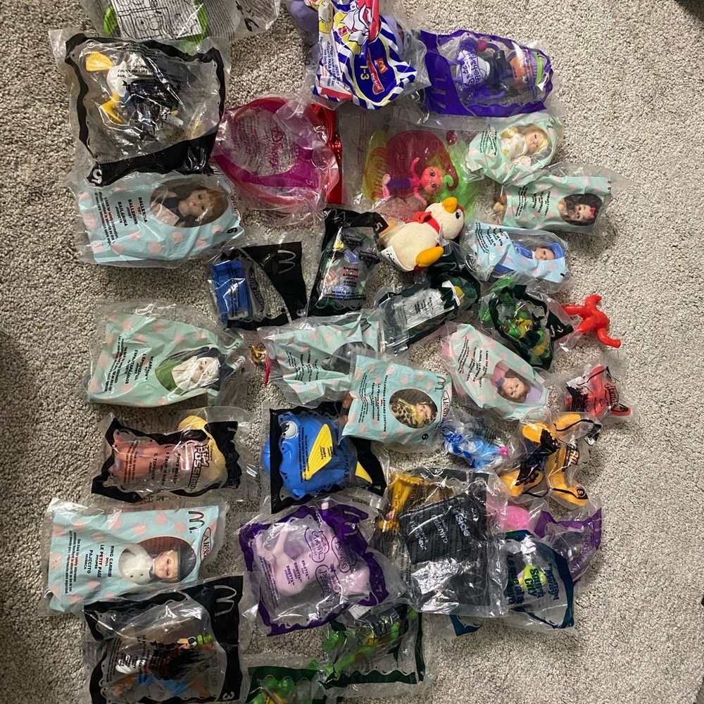 McDonald's Colorful Happy Meal Toy Set